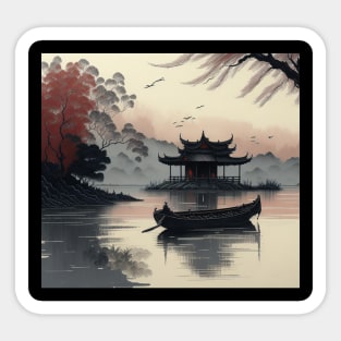 The Art of Chinese Ink Painting Sticker